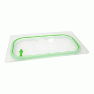 Couvercle Polypropylène étanche GN 1/3 - HACCP Vert - Gastroland - vert plastique polypropylène 3701666009150