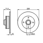 DISQUE DE FREIN BOSCH 0986478331 DISQUE DE FREIN BOSCH 0986478331