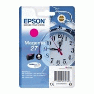 Cartouche d'encre Epson 27 - Réveil T2703 - Magenta - Référence C13T27034012 Cartouche d'encre Epson 27 - Réveil T2703 - Magenta - Référence C13T27034012