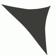 Helloshop26 - Voile toile d'ombrage parasol 160 g/m² PEHD 5 x 5 x 6 m anthracite 02_0008940 - 3000479382727