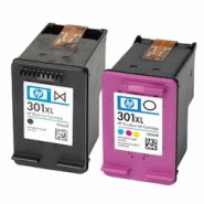 Pack de 2 cartouches d'encre authentiques HP 301XL Noir et couleurs - programme SECOND - multicolore 3701352378041 Pack de 2 cartouches d'encre authentiques HP 301XL Noir et couleurs - programme SECOND - multicolore 3701352378041