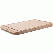 PEBBLY Planche à Découper En Bambou 2-en-1 Réversible NBA220 - beige 3760132815831