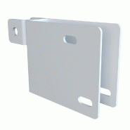 Platine de fixation Pied/Montant H115 pour rack simple - blanc 9003