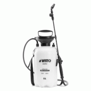 Pulvérisateur à pression 5 L spécial Produits Agressifs, Traitement Jardin, Désherbage + Lance, 4 buses & Sangle Transport VITO - blanc plastique Pulvérisateur à pression 5 L spécial Produits Agressifs, Traitement Jardin, Désherbage + Lance, 4 buses & Sangle Transport VITO - blanc plastique
