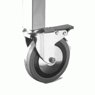 Roulettes pour modules inox Ă agencer - Lot de 4 roulettes Roulettes pour modules inox Ă agencer - Lot de 4 roulettes