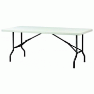 Table polypro rectangulaire 200 x 90 cm