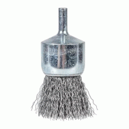 Brosse pinceau sur tige inox ondulé S6 22x25x68mm - 4932501723