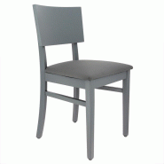 Chaise Valence Élégance et Confort pour Votre Intérieur - GRIS Chaise Valence Élégance et Confort pour Votre Intérieur - GRIS