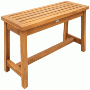 CLP Banc de jardin en teck Broome Bois HBT: 45x110x40 cm 110 cm - marron Bois manufacturé 327921 CLP Banc de jardin en teck Broome Bois HBT: 45x110x40 cm 110 cm - marron Bois manufacturé 327921