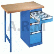 Établi avec rangement