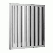 Filtre de hotte en acier AISI 304 50 x 490 x 490 mm | Quantité : 30 | Gasfrit - 0022