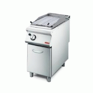Gastro M Grill inox pierre de lave à gaz 1 zone en acier sur placard fermé, 7600 W, GAZ - 3701188000925 Gastro M Grill inox pierre de lave à gaz 1 zone en acier sur placard fermé, 7600 W, GAZ - 3701188000925