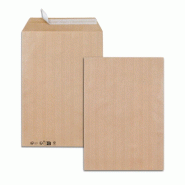 GPV Boîte de 250 pochettes Premier kraft Adour 229x324/C4, 120 g/m², adhésives avec bande - 3250650041558
