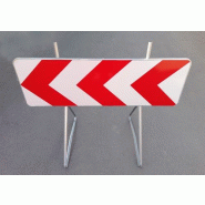 Panneau de signalisation K8 - Classe 1 visible à 80 m - Acier Galvanisé
