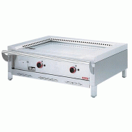 Mastro Teppanyaki à gaz de table, 2 zones 1200x770x450 mm - VIRTUS - inox TP12JGP