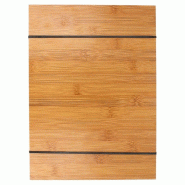 Porte menu à élastiques bambou 22,9x31,8x0,4cm