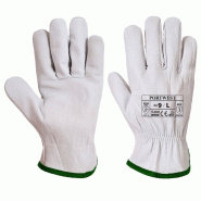 Portwest - Gants Driver en cuir ovin #AAB2BD Taille 11 - 5036108273928
