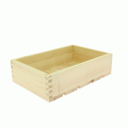 PROLINEA Opera cagette pin naturel 30x20x8 fsc lot de 6 - beige Bois massif CLW-4480376