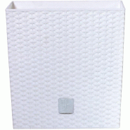 Prosperplast - Pot Rato 32 L avec insert de plantation, coloris Blanc, 33x33x33 cm - blanc plastique ZA673