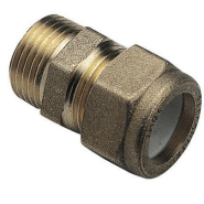 Raccord bicône téflon mâle - 1/2-14_0