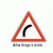 Signalisation de danger type a1a