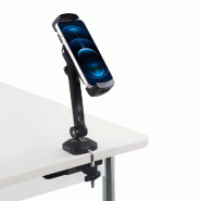 Support pour téléphone portable / Support de tablette FLEXMOBI III Métal noir hjh OFFICE - noir multi-matériau 930001