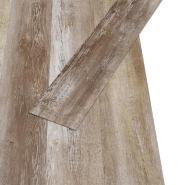 Vidaxl planches de plancher pvc 5,02m² 2mm autoadhésif délavage de bois 146600
