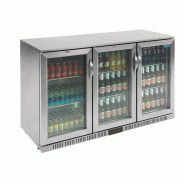 Arrière-bar trois portes pivotantes Série G inox 330L GL009 Polar