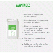 Autocleanway plus 5 litre nettoyant sols pour autolaveuse