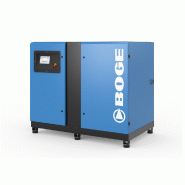 Compresseur à vis série S-4 (37 - 75 kW) - BOGE, Sécheur intégré, Lubrifié à l'huile, Refroidi par air et par eau