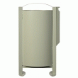 Poubelle publique sur pied avec cendrier Arkea - 60L/3L en acier traité anti-corrosion Poubelle publique sur pied avec cendrier Arkea - 60L/3L en acier traité anti-corrosion