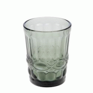 De 6 gobelets gris - Boite Rond Verre Amadeus 8x8 cm - gris verre 3520071961156 De 6 gobelets gris - Boite Rond Verre Amadeus 8x8 cm - gris verre 3520071961156