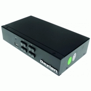 Dexlan kvm switch 4 ports hdmi 4k / usb / audio + câbles 61093