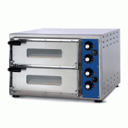 Four à pizza 2 pizzas Ø34 L510 Commandes mécaniques Furnotel