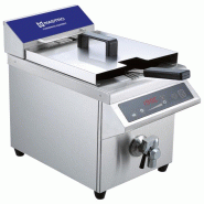 Friteuse à induction de table avec robinet de vidange 6 l - puissan... - PAMZ0043