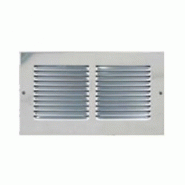 Grille ventilation 240x140mm alu-inox