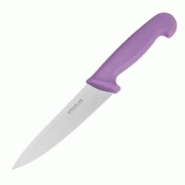HYGIPLAS Couteau inox de cuisinier (L)160 mm violet - 5050984684173 HYGIPLAS Couteau inox de cuisinier (L)160 mm violet - 5050984684173