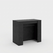 Itamoby Console Extensible 90X48/296 Cm Venus Spatulé Anthracite - gris VE090COVEN950-AS