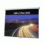 KIMEX Ecran de projection manuel 2,80 x 1,75m - Format 16:10 - 3700685410459 KIMEX Ecran de projection manuel 2,80 x 1,75m - Format 16:10 - 3700685410459