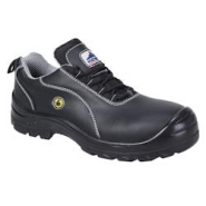 Portwest - Chaussures de sécurité basses en cuir et composite S1 ESD Noir Taille 45 - 45 noir matière synthétique 5036108200078 Portwest - Chaussures de sécurité basses en cuir et composite S1 ESD Noir Taille 45 - 45 noir matière synthétique 5036108200078