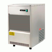 Romux® Machine à Glaçons avec Production de 26 kg/24 h format cube | Machine en acier inoxydable 42x53 cm avec capacité de stockage de 6 kg - 8436