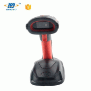 Scanner tenu dans la main sans fil de code barres Bluetooth 2.4G - Wired 2D avec reconnaissance d'image CMOS