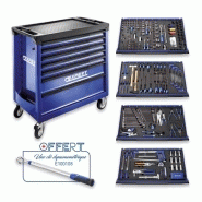 Servante large 7 tiroirs + composition de 8 modules expert e220387