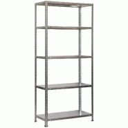 SimonRack Étagère métallique avec vis 1800x900x300 mm, 5 niveaux, point de flexion 100 kg, Galvanisé - Comfort - métal 8425437010330
