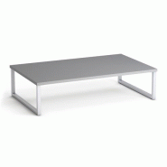 Table basse Punta forme rectangulaire - SOKOA - Gris