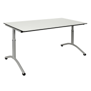 Table ZANA - Dégagement latéral - Fixe ou réglable - Structure métal robuste_0