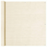 VidaXL Écran de balcon Crème 120x300 cm PEHD Modèle Ombrelle Plus - beige 310928