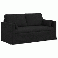 VidaXL Canapé Noir 158 x 78 x 80 cm tissu Modèle Celeste Urban - 42024364
