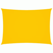 VidaXL Voile de parasol tissu oxford rectangulaire 2x4,5 m jaune Modèle Outdoor Raffiné Plus - jaune 135588