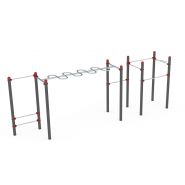 200 ps station - equipements de street workout - transalp - l x l : 7.10 x 1.10 m 200 ps station - equipements de street workout - transalp - l x l : 7.10 x 1.10 m